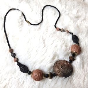 Ceramic Beaded Necklace from Ghana